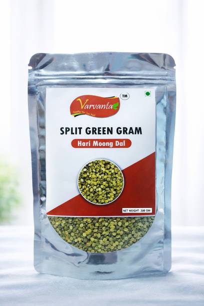 VARVANTA Organic Green Moong Dal (Split/Chilka)