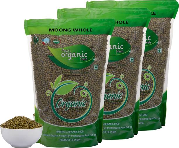 Pearl Organic Fresh Moong Dal (Whole)