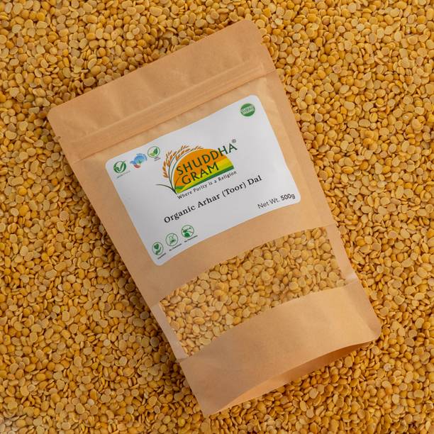 ShuddhaGram Organic Yellow Toor/Arhar Dal (Whole) (Naturally Rich Source Of Protein)