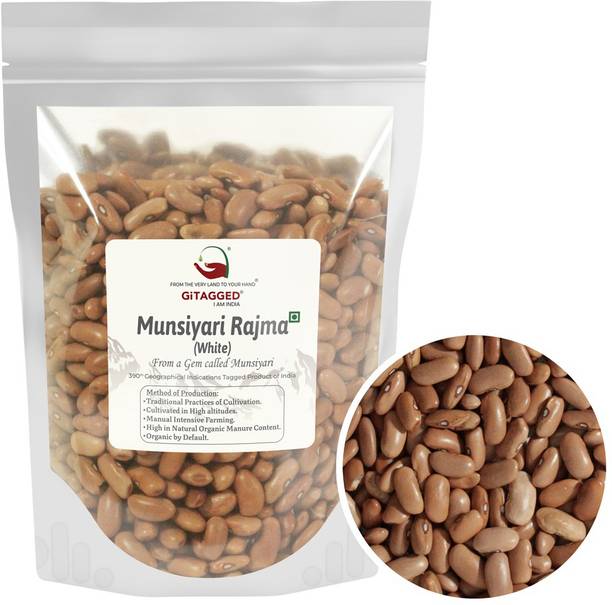 GiTAGGED Organic White Rajma Chithra (Whole)