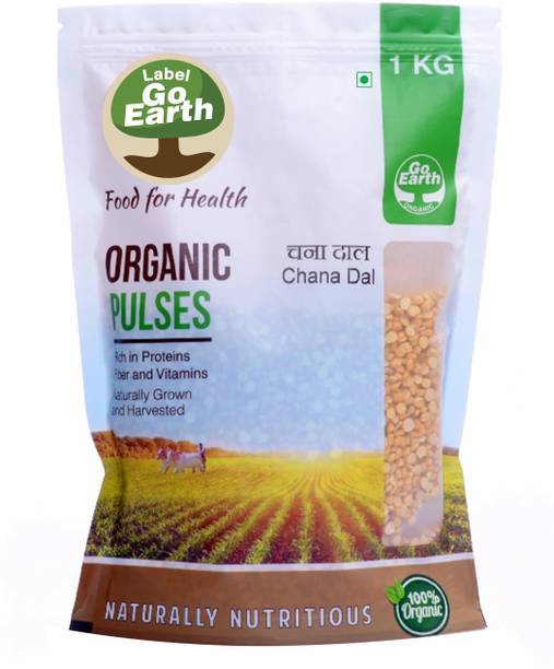 LABEL GO EARTH Organic Chana Dal (Split/Chilka)