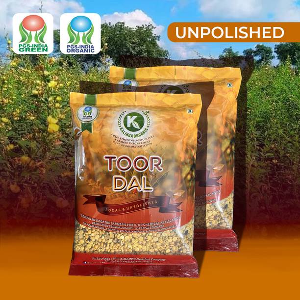 3norganics Organic Toor/Arhar Dal (Whole) (Unpolished Tur Dal/Arhar Dal | Natural | Chemical Free | Vegan | Gluten Free)