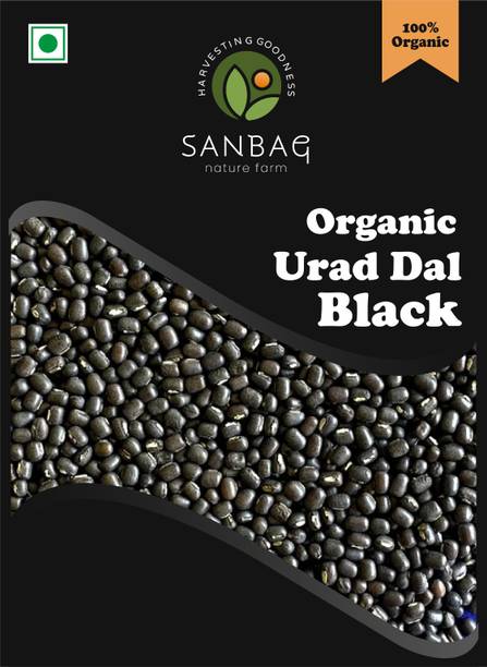 SANBAG NATURE FARM Organic Black Urad Dal (Whole)