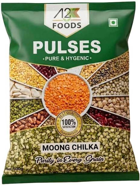 A2K FOODS Unpolished Moong Dal (Split)