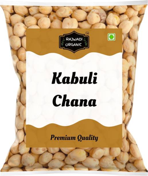 RAJWADI ORGANIC Organic Kabuli Chana (Whole) (Kabuli Chana | Premium Quality White Chickpeas Rich in Protein & Fiber)