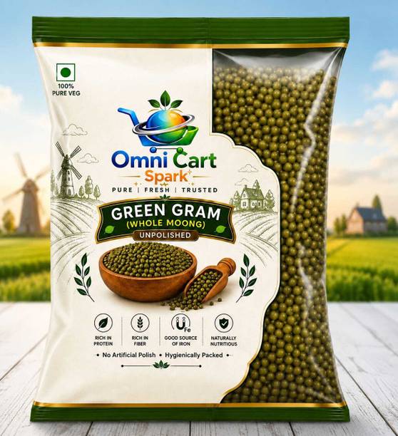 Omni Cart Spark Organic Unpolished Moong Sona