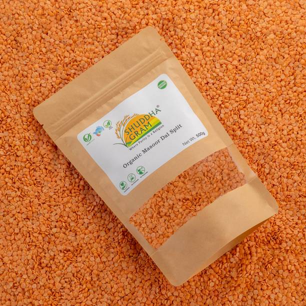 ShuddhaGram Organic Red Masoor Dal (Split) (Masoor Dal)