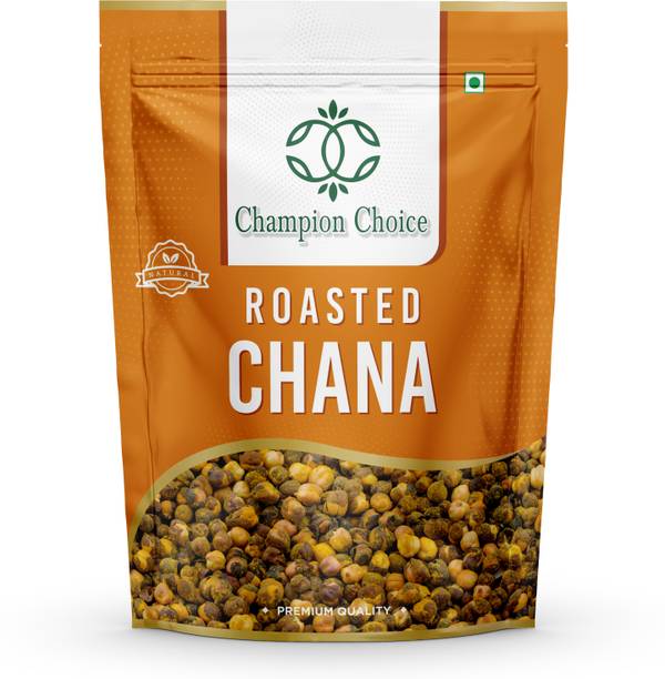 CHAMPION CHOICE Organic Roasted Chana (Whole) (Bhuna Chana/Desi Chickpeas | Namkeen Snack | Healthy & Gluten-Free)