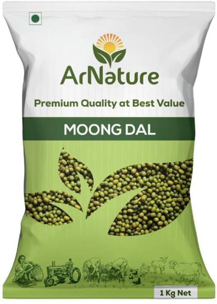 ARNATURE Organic Green Moong Dal (Whole) (Natural Raw Moong Dal Pure And Nutritious Vegan & Gluten Free Green Hari Moong)