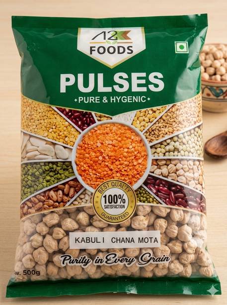 A2K FOODS White Kabuli Chana (Whole)
