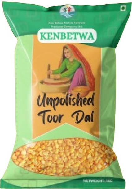 KenBetwa Unpolished Yellow Toor/Arhar Dal