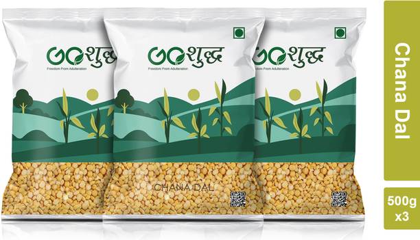 Goshudh Unpolished Chana Dal (Split)