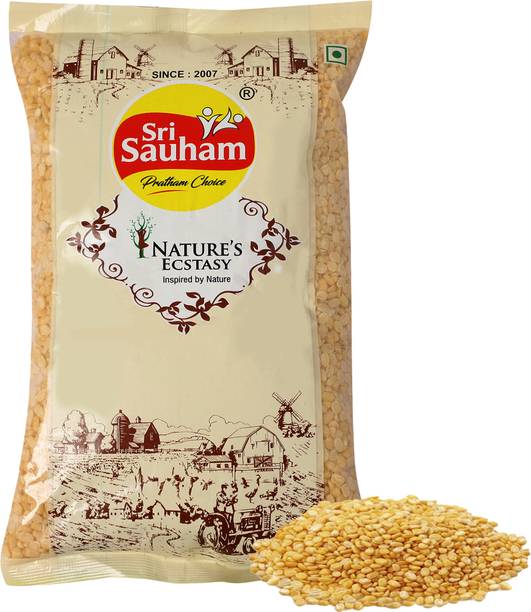 Sri Sauham Moong Dal (Split) (Whole Gram Washed | Rich in Protein, Cholesterol-Free | Vegan & Gluten Free)