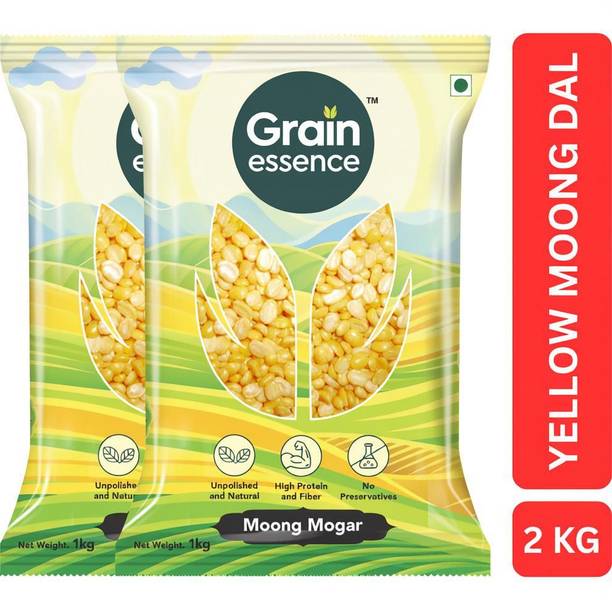 GRAIN ESSENCE Unpolished Yellow Moong Dal (Split)