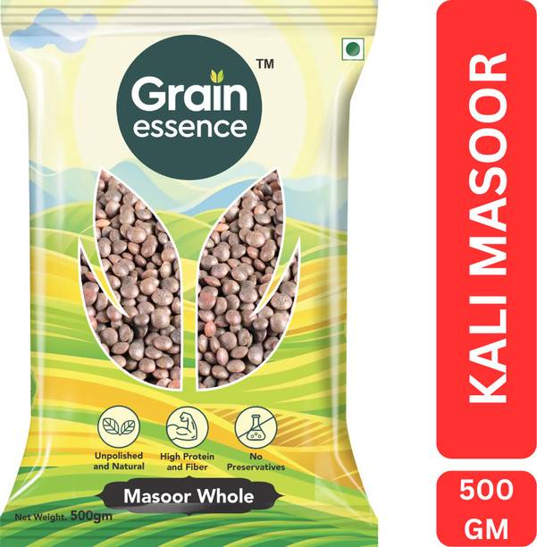 GRAIN ESSENCE Masoor Dal (Whole) (Unpolished, Best Quality, Kala Masoor)