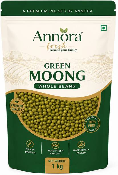 Annora fresh Unpolished Green Moong Dal (Whole)