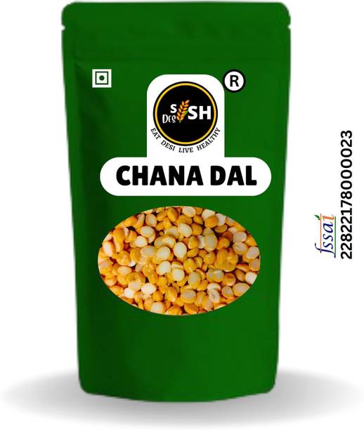 sish desi Organic Unpolished Yellow Chana Dal (Split)