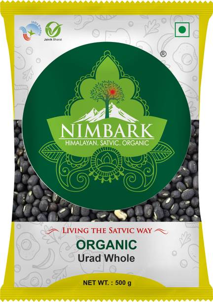 NIMBARK Organic Unpolished Urad Dal (Whole)