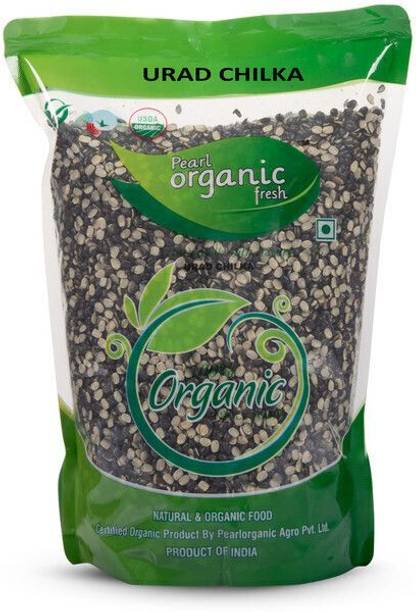 Pearl Organic Fresh Black Urad Dal (Split/Chilka) (Urad Dal Chilka)