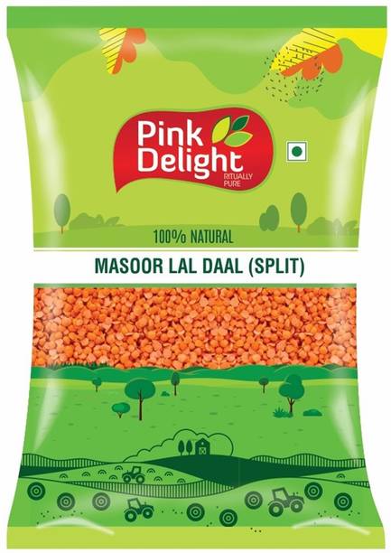 Pink Delight Red Masoor Dal (Split) (Dry & Unpolished)