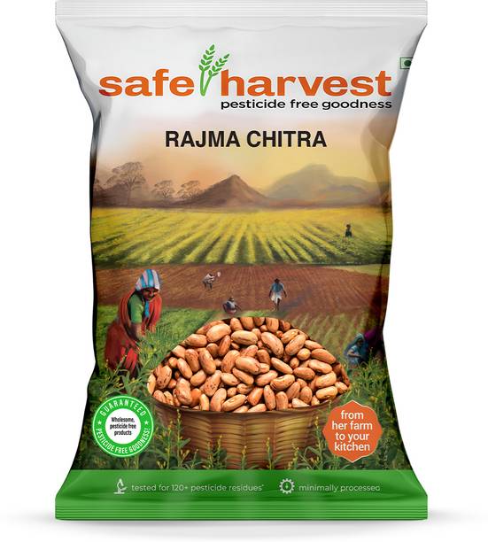 safe harvest Rajma Chithra (Whole) (Pesticide Free)