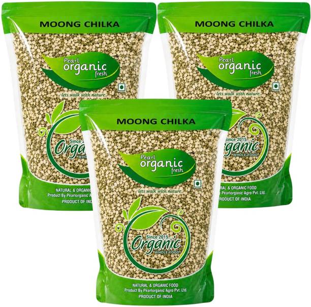 Pearl Organic Fresh Unpolished Moong Dal