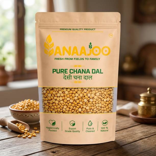 anaajoo Unpolished Yellow Chana Dal (Split)