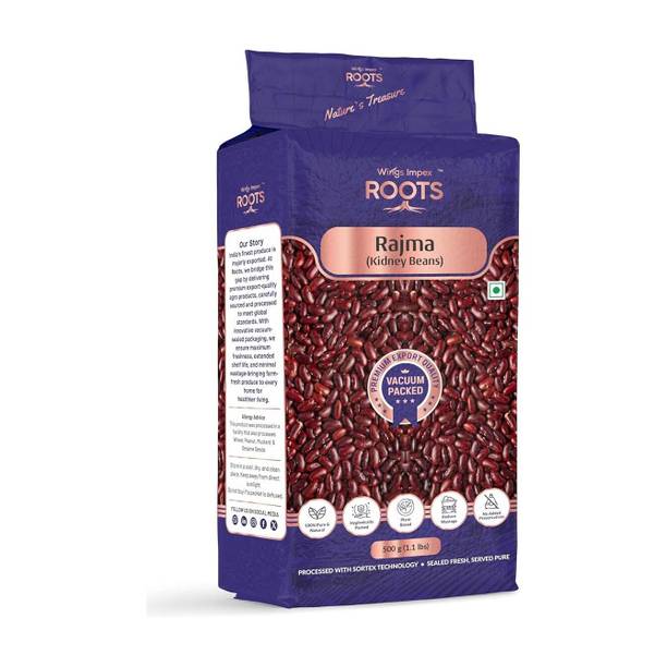 wings impex roots Unpolished Rajma