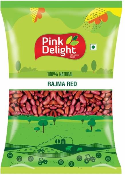 Pink Delight Red Rajma (Whole) (Dry & Unpolished)