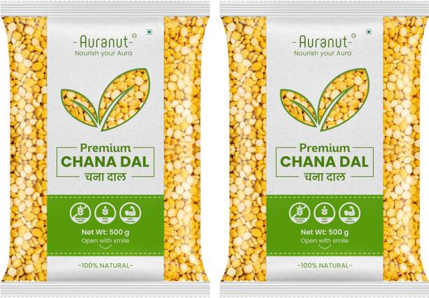 AURANUT Organic Yellow Chana Dal (Split)
