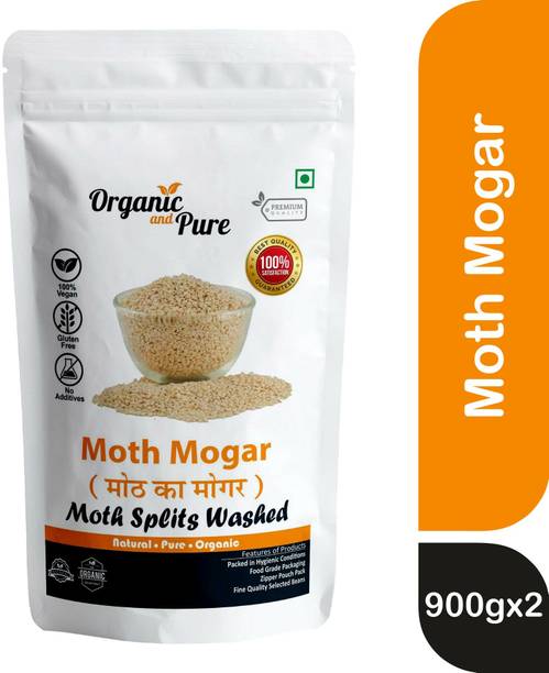 Organic and Pure Brown Mot Matki (Split)