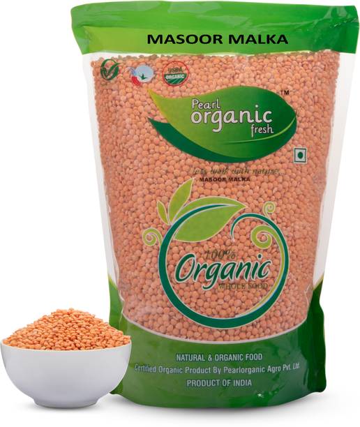 Pearl Organic Fresh Masoor Dal (Split)