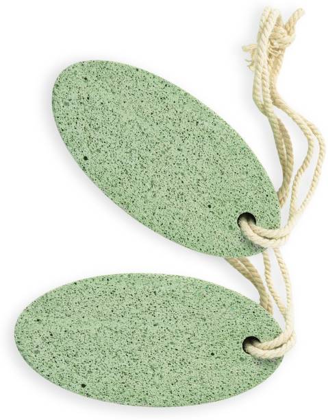 Nat Habit Original Pumice Stone for Feet Care | Foot Scrubber (Twin Pack)