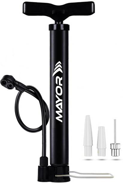 MAYOR Portable Double Action Multifunctional Pump with Needle Football Pump, Volleyball Pump, Bicycle Pump