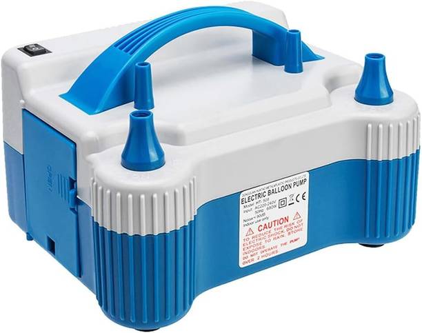 VMV FUZON High Power Electric Balloon Balloon Pump (Blue, White) Balloon, Handball Pump, Inflatable Furniture Pump