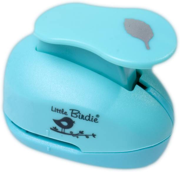 LITTLE BIRDIE Craft Punch Cutting Size 1.5cm Leafy Branch Punches & Punching Machines Set Of 1, Blue