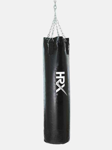HRX Unfilled Punching Bag with Chain & Hand Wraps लटकाने वाला बैग