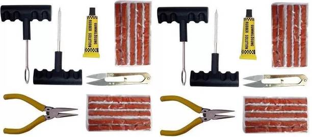 KVA 2-Complete Tubeless Tyre Puncture Repair Kit Tubeless Tyre Puncture Repair Kit