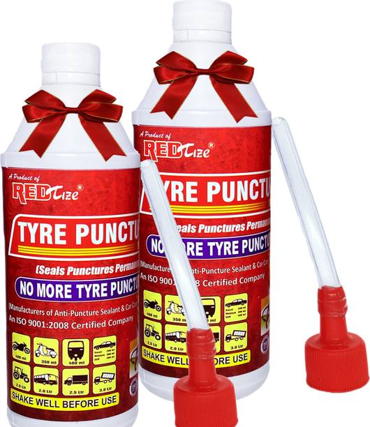 COMICAL Tyre Puncture Solution Tubeless Tire Sealant Pack Of 2 Tubeless Tyre Puncture Tubeless Tyre Puncture Repair Kit