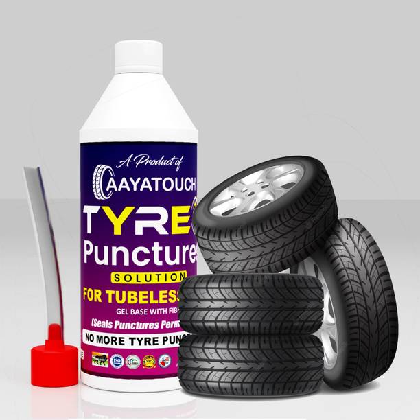Aayatouch Tyre Sealer Anti Puncture Tyre Sealant for All Two Wheeler's Tyre's Pack Of 1 Tubeless Tyre Puncture Repair Kit