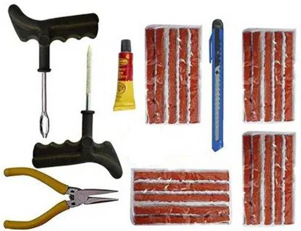 FKOK (Pack of 20 Puncher Strips) Tool Set for Bike & Car Tubeless Tyre Puncture Repair Kit