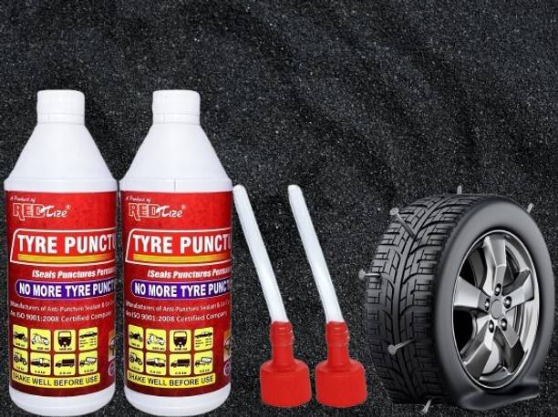 COSMATIZE hy76 Tire Sealant Anti Puncture Liquid for Bike & Car Tyre Tubeless PACK OF 2 Tubeless Tyre Puncture Repair Kit