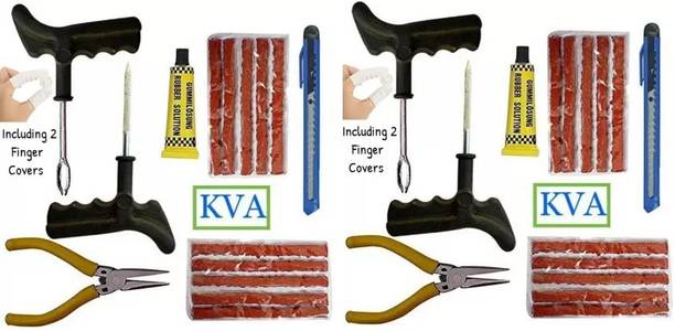 KVA KV-2-136 ट्यूबलेस टायर पंक्चर रिपेयर किट
