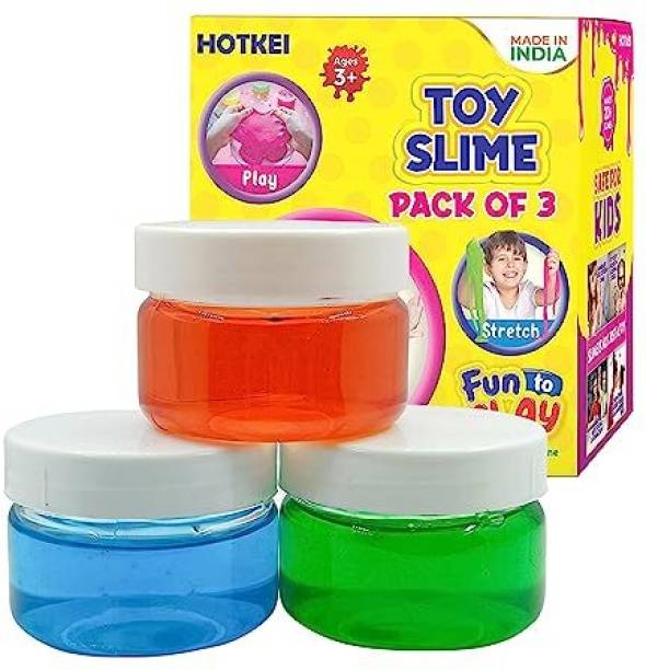 HOTKEI (3 Slime kit) Toys jelly slime putty clay toys k...