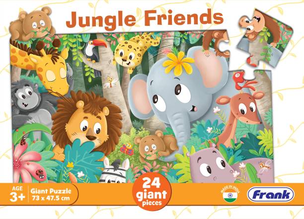 Frank Jungle Friends Giant Floor Puzzle for Kids