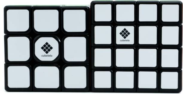 Cubelelo Drift 3x3 & 4x4 Combo Black