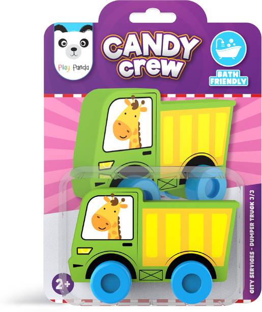 PLAY PANDA Candy Crew City Services Dumper Truck