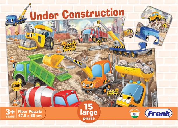 Frank Under Construction Floor Puzzle for Kids