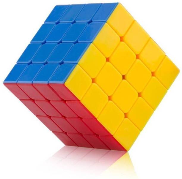 Authfort 4x4x4 Stickerless Magic Rubick Cube with Adjustable Tightness CB37