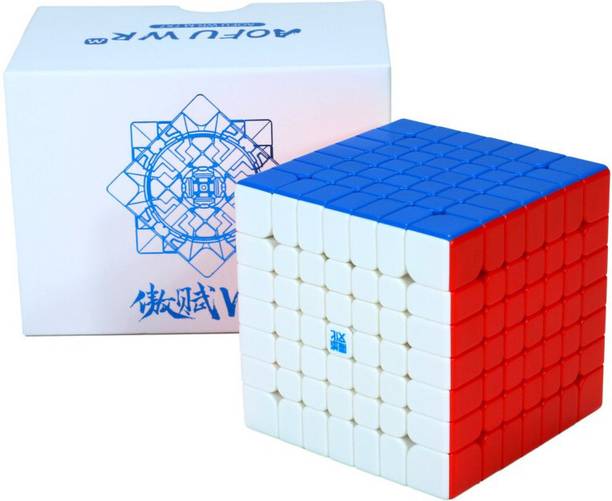 Cuberkart MoYu AoFu 7x7 WR M Magnetic Flagship Stickerless Speed Cube